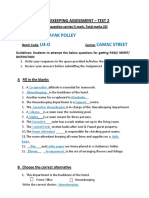 Housekeeping Assessment Test-2