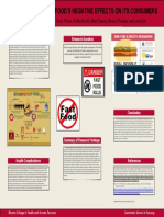 Ysu Nurs 3749 Poster 2021 Fast Food