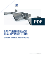 Gas Turbine Blade Quality Inspection: Using NDT Resonant Acoustic Method