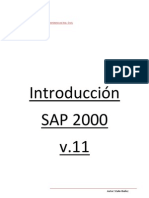 Introducción A SAP 2000 v11