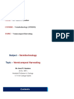 Vermicompost Harvesting - Amol Handore