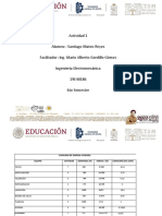 Actividad 1 Alumno: Santiago Mateo Reyes Facilitador: Ing. Mario Alberto Gordillo Gómez Ingeniería Electromecánica 19E40186 6to Semestre