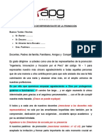 Modelo Discurso de Representante - Apg