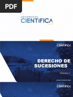 Semana 3. - Derecho de Sucesiones