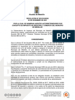 Resolución 202150186360 de 2021 Nombramiento Autorretenedores 2022