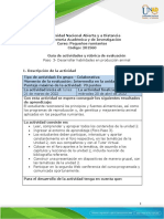 Guía de Actividades y Rúbrica de Evaluación - Unidad 2 - Paso 3 - Desarrollar Habilidades en Producción Animal