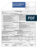 Check List para Corretiva de Sistema de Alta Pressão em Fornos Industriais