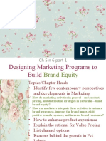 Designing Marketing Programs To Build: Brand Equity