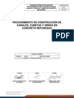 HG-POC-PC-020 Procedimiento de Construcción de Canales, Cunetas y Obr