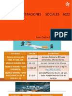 Salarios y Prestaciones 2022