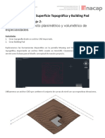 Creación de Superficie Topográfica y Building Pad