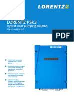 Datasheet LORENTZ PSk3 Hybrid Solar Pumping Solution