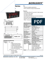 Model Series BS-205: 48x96mm Size High Precision Digital Indicator