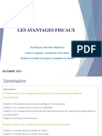 Cours Avantages Fiscaux 12 2021