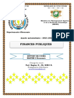 FINANCEs PUBLIQUES 2021-2022