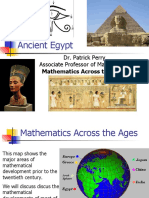 Ancient Egypt: Dr. Patrick Perry Associate Professor of Mathematics