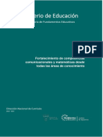 Fortalecimiento de Competencias Comunicacionales y Matematicas