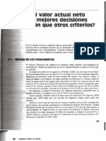 Criterio de Evaluación de Inversiones