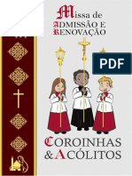 Missa de Admissão de Coroinhas