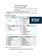 How To Set Uace Biology Paper 2 Criteria Used To Select and Form 6 Questions in Paper Two (P530/2)