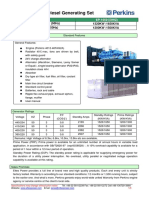 Tech Specs of 1650kva Perkins Genset EM-1650 by 4012-46TA2A 50Hz