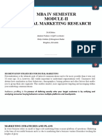 Mba Iv Semester Module-Ii Digital Marketing Research