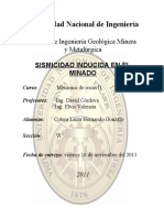 Sismicidad Inducida Por El Minado