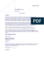 November 9, 2016 G.R. No. 215957 Commissioner of Internal Revenue, Petitioner FITNESS BY DESIGN, INC., Respondent Decision Leonen, J.