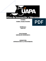 Tarea 1 Introduccion Ala Psicoterapia