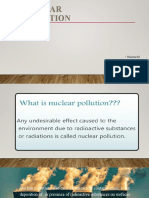 Nuclear Pollution: Haneena M Ajmal Jisna Nikitha