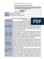 Informe Evaluacion Diagnostica Tercer Grado