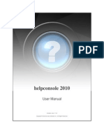 Help Console 2010 User Manual PDF