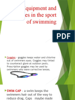 Equipment and Facilities in The Sport of Swimming