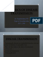 Dynamics of Disease Transmission