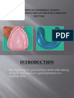 Theories of Impression Making and Impression Procedure For Complete Denture