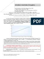 La Consommation Maximale D'oxygène