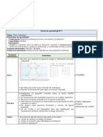 Sesión de Aprendizaje Plano Carteciano