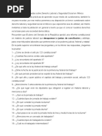 50 Preguntas y Respuestas Sobre Derecho Laboral y Seguridad Social