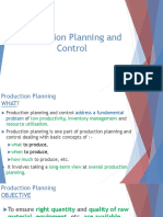 Production Planning Control