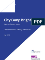 CityCamp Brighton Report