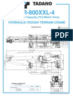 TR-800XXL-4: Hydraulic Rough Terrain Crane