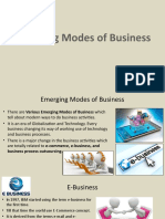 Emerging Modes of Business