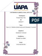 Tarea 3 y 4 Orientacion Vocacional