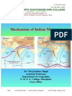 2.3 Mechanism of Indian Monsoon