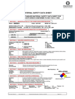 Material Safety Data Sheet