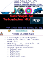 Turbomáquinas Hidráulicas - Aulas 5 e 6 - Classificação Das Turbomáquinas