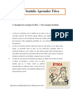 Investigar Tres Conceptos de Ética Y Tres Conceptos de Moral