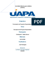 Tarea III Formulacion de Proyectos Emprendedores