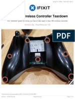 Xbox 360 Wireless Controller Teardown: Written By: Rarewarrior123