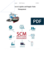 Introduction To Logistics and Supply Chain Management